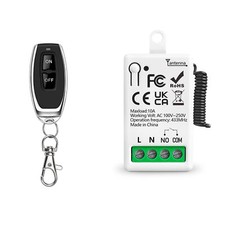 433Mhz Commutateur De Télécommande sans Fil AC 220V 230V 1 Canal Module Récep...