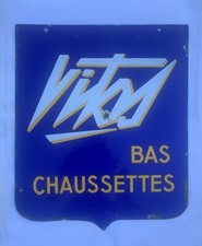 Plaque emaillée publicitaire - plaque,