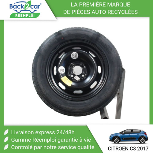 Roue secours citroen - roue, c3