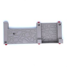 PLAYMOBIL * ECURIE * Mur Pierre Gris Clair Barriere Centre Equestre 5225 70166 