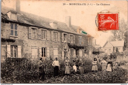 S28785 cpa monchaux le - cpa,