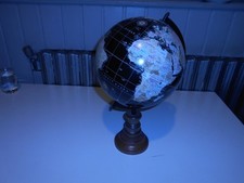 MAPPEMONDE GLOBE TERRESTRE H.40cm vintage voir photos