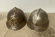 Lot de 2 ancien casque de