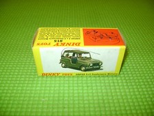 DINKY TOYS 815 RENAULT SINPAR 4X4 GENDARMERIE MILITAIRE BOITE VIDE D'ORIGINE