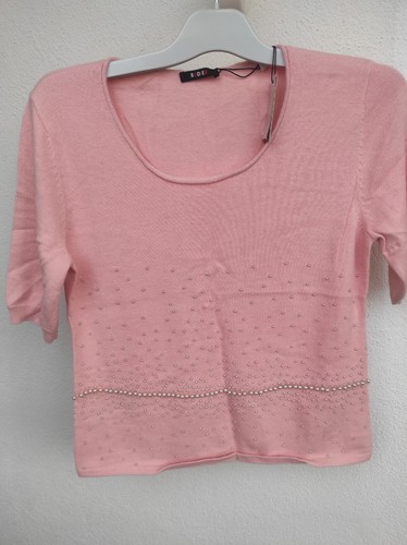 Pull rose rodier avec - rose, l