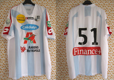 Maillot AMIENS ASC porté Ligue 2 Auchan Calberson shirt Lotto Vintage - XL
