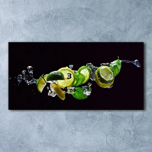 Tulup horloge murale verre - horloge,
