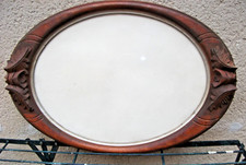 Cadre XIXème ovale bois