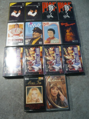 Lot cassettes audio - cassettes,