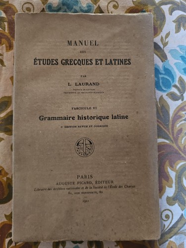 Manuel des études - manuel, grecques