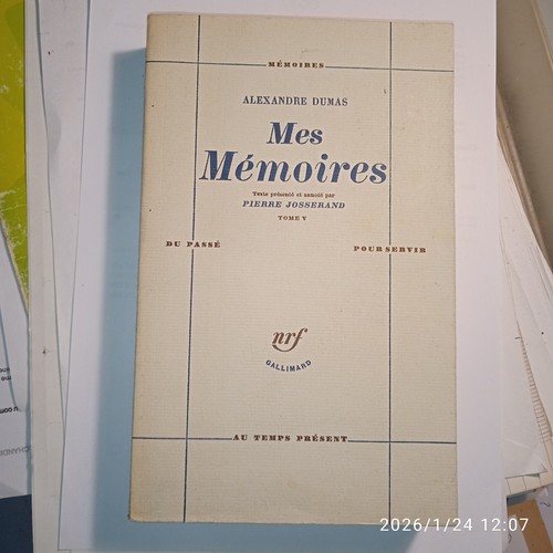 Alexandre dumas mes - dumas.,