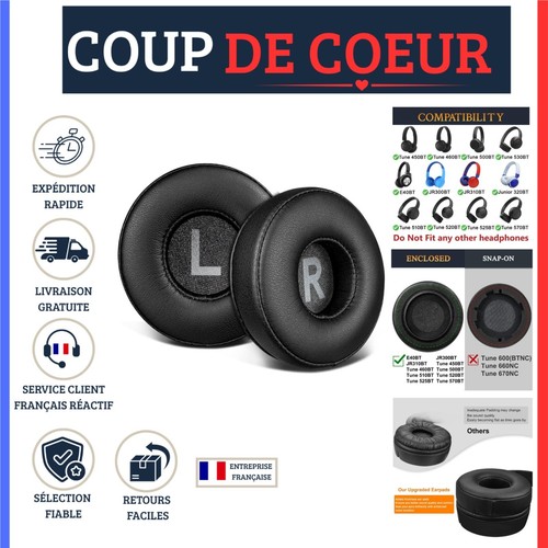 Coussinets casque jbl tune - coussinets,