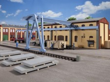 Grue Semi Portal HO Gauge Kit Auhagen 11437
