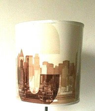 Lampe New York - ELUZ -Contemporaine-Pied Inox- Déco Urbaine - Déco Loft Atelier