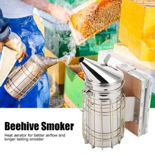 Enfumoir À Abeilles En Acier Inoxydable Avec Bouclier Pour L'Inspection Des