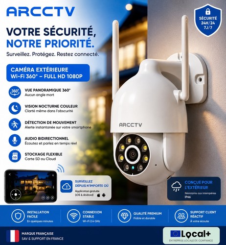 Caméra surveillance wifi - surveillance,