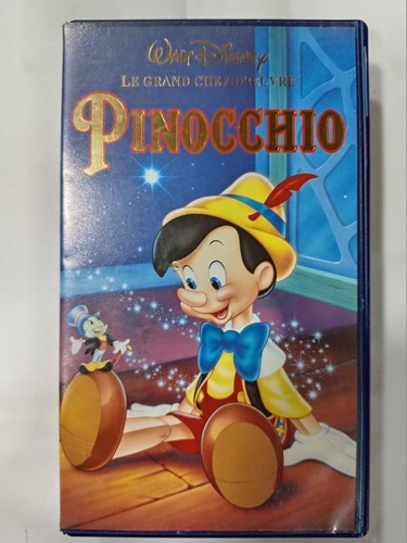 Vhs disney pinocchio le - pinocchio, vf