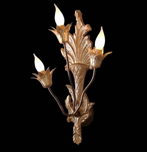 Applique bois fer forgé - applique,
