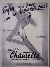 PUBLICITÉ CHANTELLE TULLE