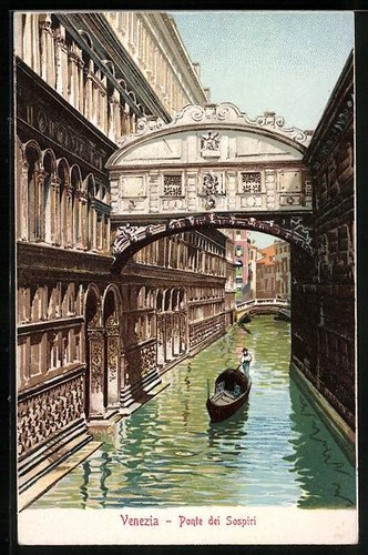 Carte postale venise - postale, ponte