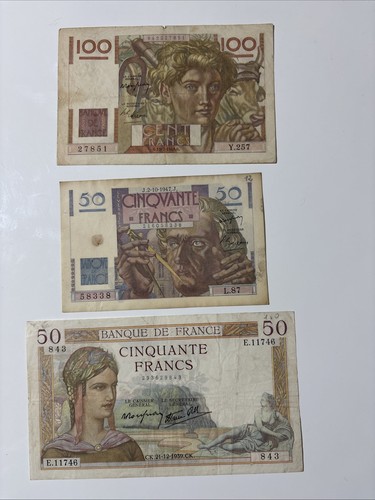Ancien lot billets - lot,