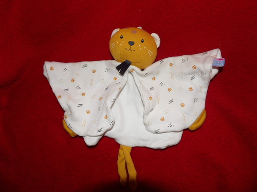 Doudou plat sucre orge chat - doudou,