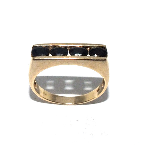 Bague jaune 9ct ensemble - bague,