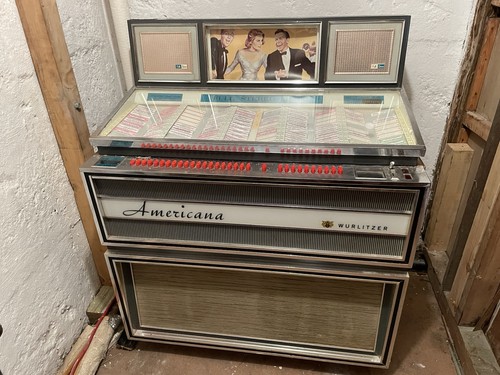 Americana wurlitzer jukebox - americana,