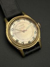 Montre vintage Europe mécanique suisse plaqué or homme 33mm à reviser