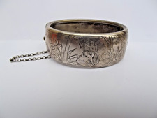 bracelet manchette en argent