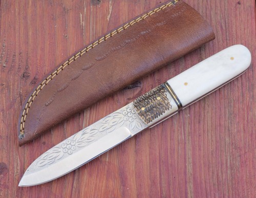 Puukko knife leuku carbon - 9”,