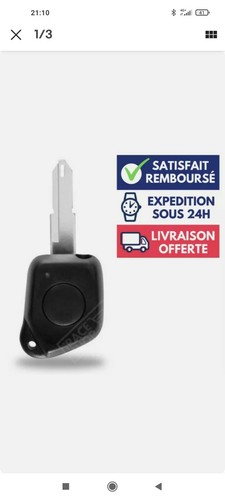 Coque telecommande plip auto - telecommande,