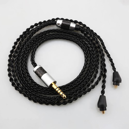 8core silver plated earphone - 8core,