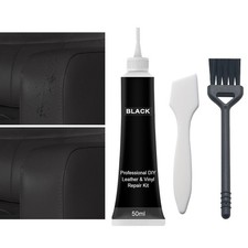 Pâte Réparatrice Cuir 50ml Kit Rénovation Cuir Restaurateur de Cuir Crème Rép...