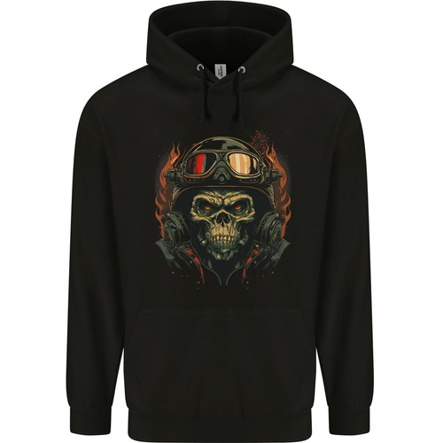 Hoodie enfant motard gorille - hoodie,