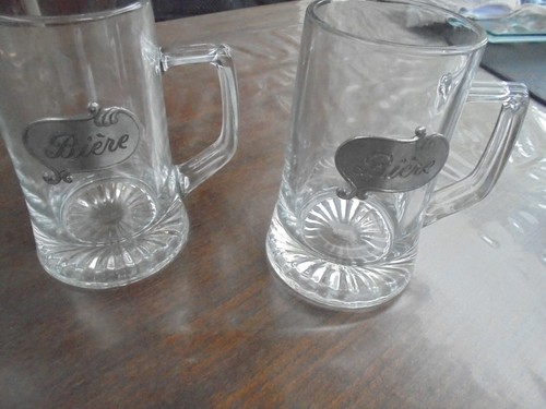 Chopes bière verre plaque - chopes,