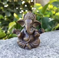 Ganesh Figurine – Hindu Deity Statue for Luck, Success & Home Decor