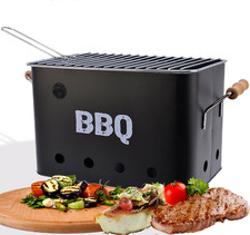 Barbecue A Charbon de Bois Poche BBQ Grille à Partir Table Manches en