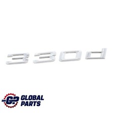 BMW F34 GT LCI 330D Label Emblem Lettering Rear Trunk Lid Boot Chrome 7351954