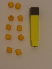 Playmobil Lot de 10 Clips Jaunes System X avec Clé