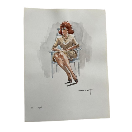 Dessin original pierre douet - original,