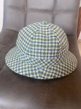 NEUF ! CHAPEAU en laine CYRILLUS coloris VERT/MARINE, Stylé, Tendance, so chic !