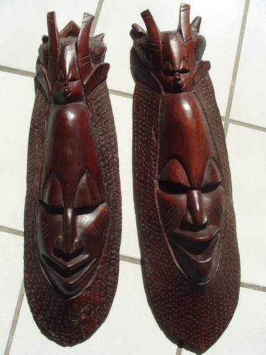 Lot grand masque africain - lot,