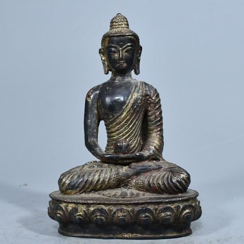 Bronze amitabha buddha statue - bronze,