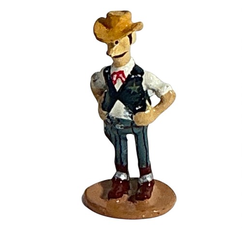 Figurine plomb lucky luke - en,
