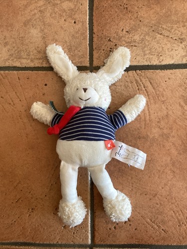 Peluche lapin blanc mon - peluche,