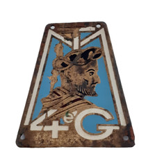 4° Groupement de Tabors Marocains, laiton peint, (TDC)