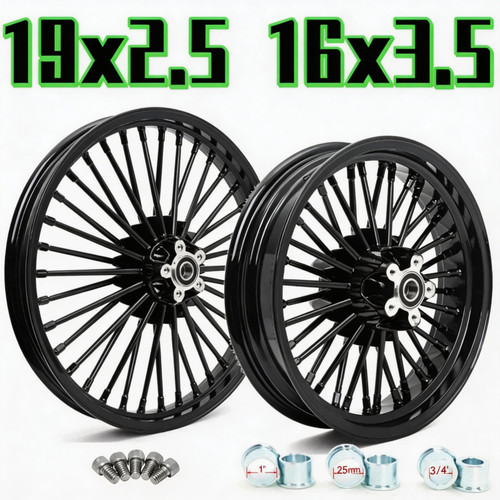 19x2 16x3 roues - 16x3.5, jantes