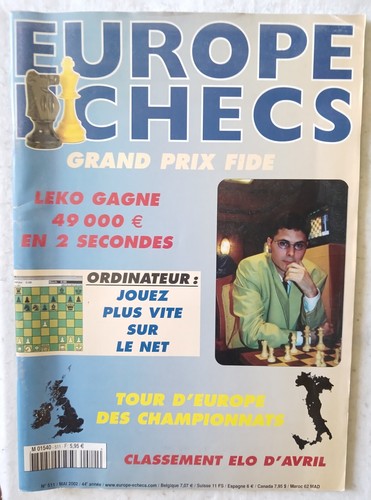 Revue europe echecs - revue,