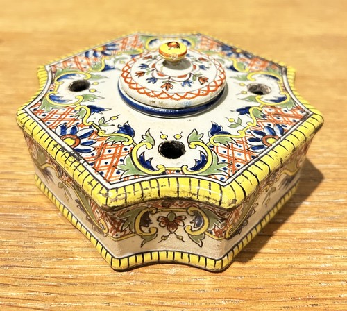 Bel encrier faience - bel,